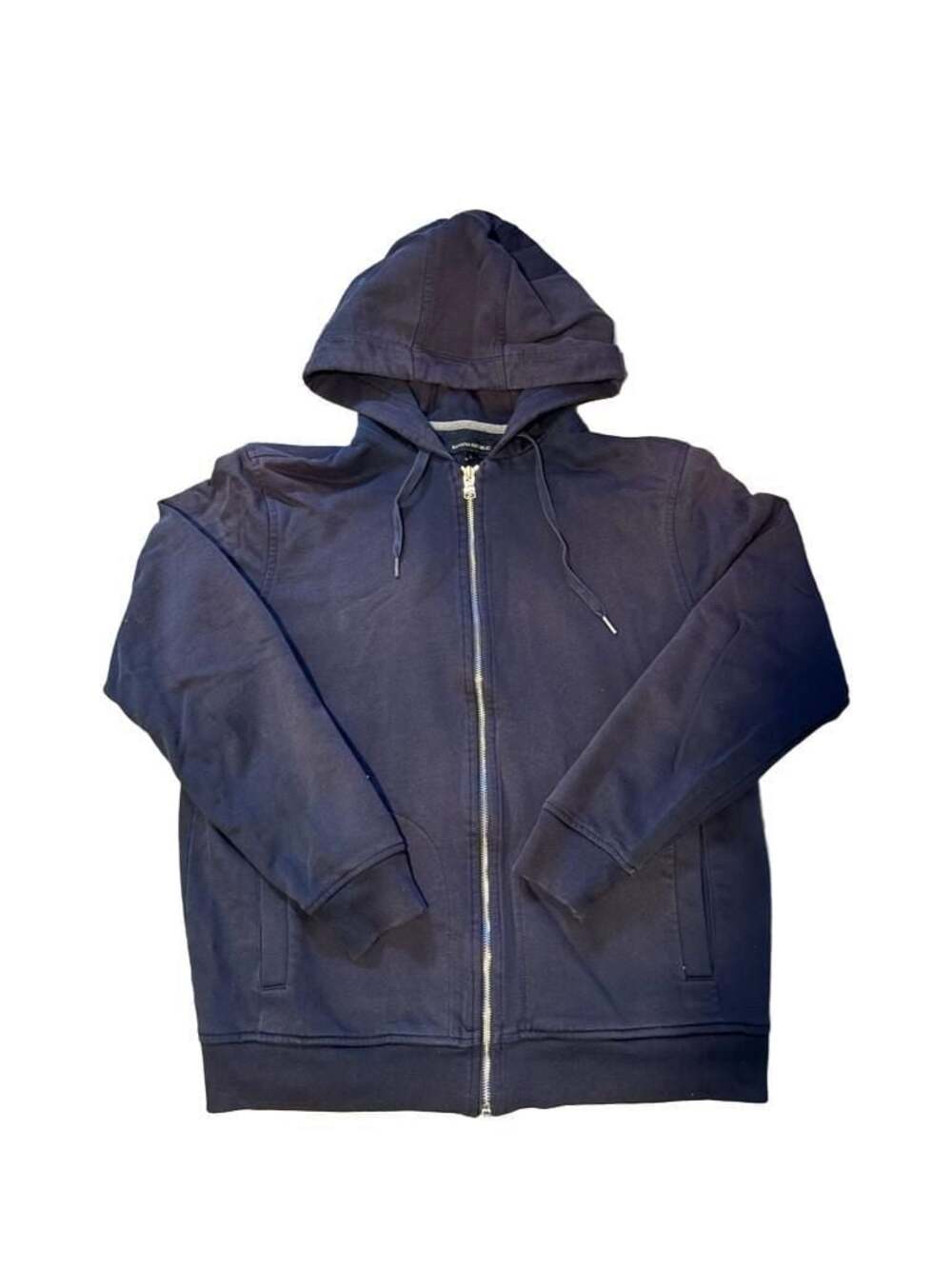 Banana Republic Navy Blue Full Zip Hoodie Sweatshirt Men's Size L